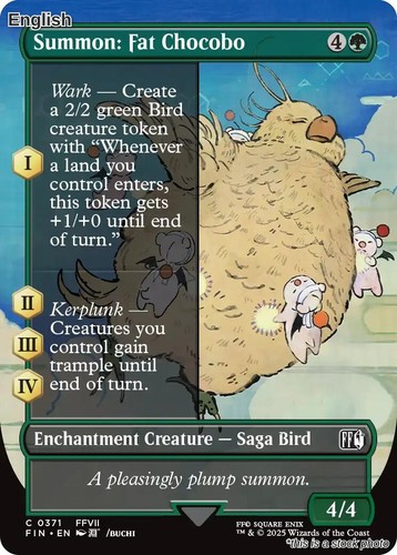 Magic summon fat chocobo - magic,