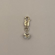 Sterling Silver Round Gem