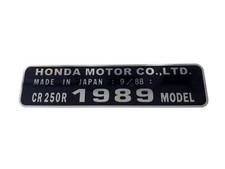 Honda CR250R 1989 Compatible
