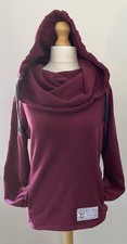 Horseware Sweatshirt Jumper  Long Sleeve Cowel Neck Maroon Size Small Women’s