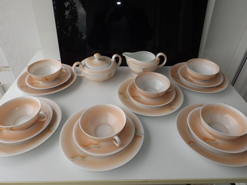 Art deco tea service - art,