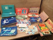 Collection Co-op Green Shield Brooke Bond 57 books 1000s stamps vintage adverts