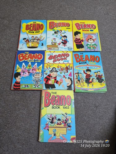Beano annuals 1983 1992 - beano,