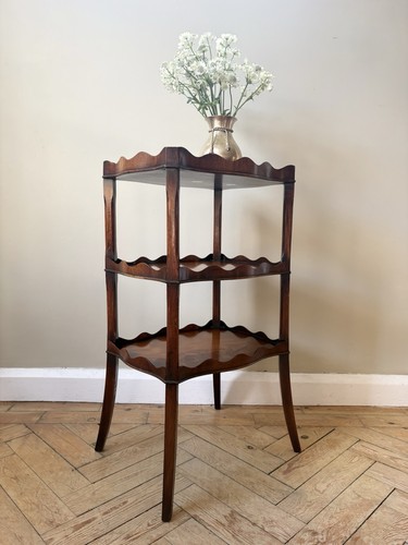 Vintage scalloped three tier - vintage,