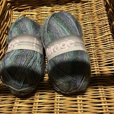  2x 100g King Cole Mirage DK 50% Wool Shade 867