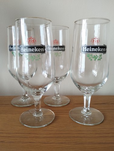Heineken lager glasses