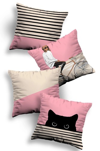 Cushions cover set 4 - set,