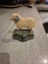 SMALL CAST IRON SHEEP DOORSTOP