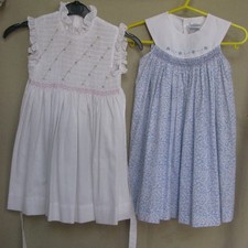 2 x vintage girls cotton blend