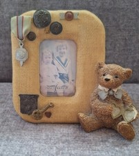 Fancy Frames. Teddy and Medals. Decorative Photo Frame. United Design Corp.