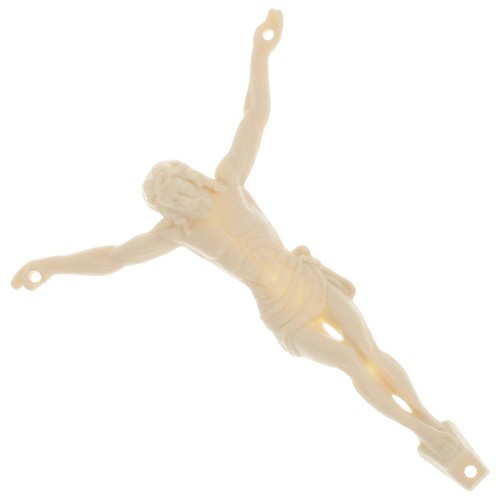 Plastic jesus statue ornament - plastic,