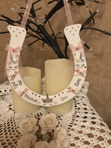 Unicorn wedding horseshoe - wedding,