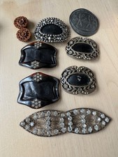 ANTIQUE & VINTAGE SHOE BUCKLES CLIPS ETC.