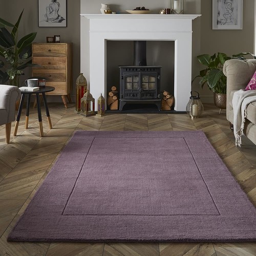 Esme wool 120x170cm - mauve, rug