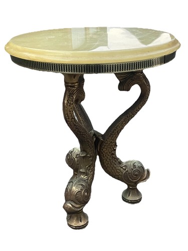 Onyx marble dolphin - onyx, base