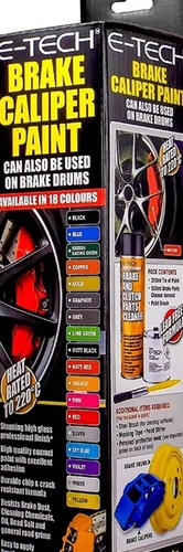 Copper brake caliper paint - paint, kit