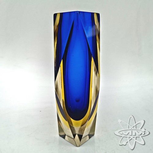 Murano sommerso faceted glass - murano,