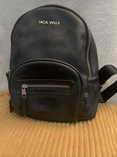 Faux leather backpack - leather,