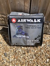 Airwalk Pro Skates Size 7 With No Fear Knee Elbow And Hand Protection Pads