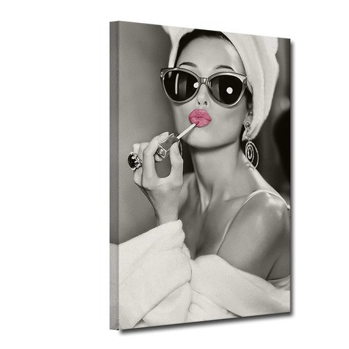 Audrey hepburn canvas artwork - hepburn,