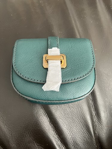 Fossil teal leather crossbody - fossil,