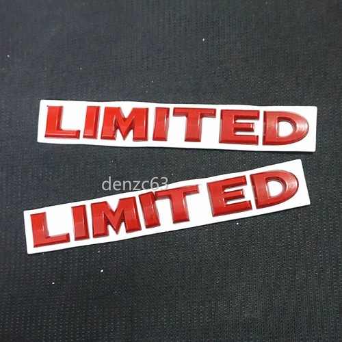 Red glossy limited metal - red,