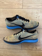 Nike Mens Flyknit Racer Sherbet 2015 Comfort Running Racing Sneaker Shoe sz 8.5