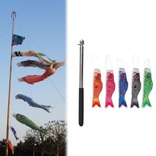 5Pcs Japanese Carp Flags