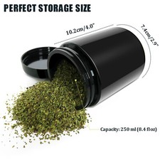 Large 250ml UV Glass Stash Jar