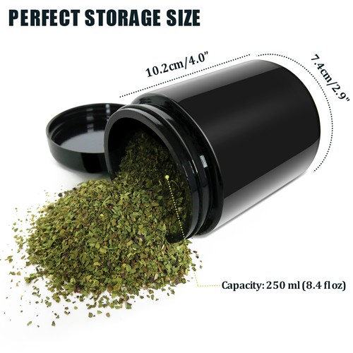 Large 250ml glass stash jar - glass,