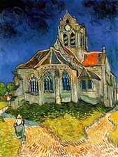 Van Gogh Church At Auvers 1890