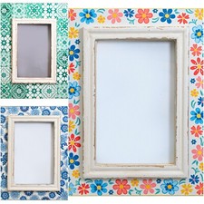 Delightful Selection of Colourful Picture Frames Holds 6" x 4" Picture Gift Idea