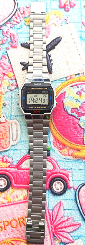 Casio watch a163w - a163w, silver