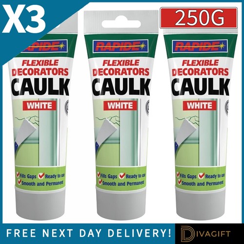 White decorators caulk - white,