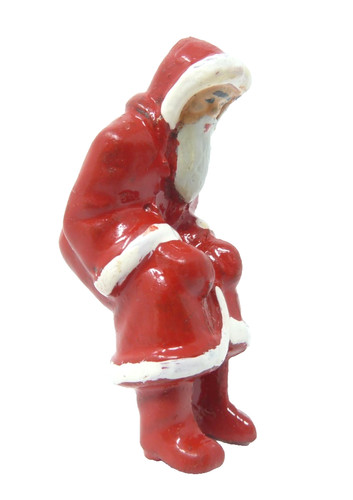 Vintage santa claus sitting - vintage,