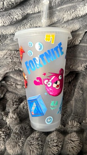 Fortnite 16oz plastic tumbler - fortnite,