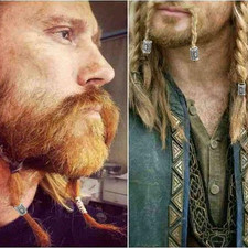 24Pcs Viking Beard Beads for