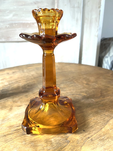 Vintage amber glass reich - amber,