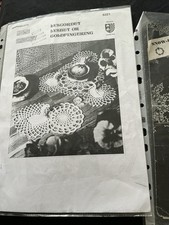 Crochet Patterns, Lyscordet 6321 + Snow Flake Dinner Set 180