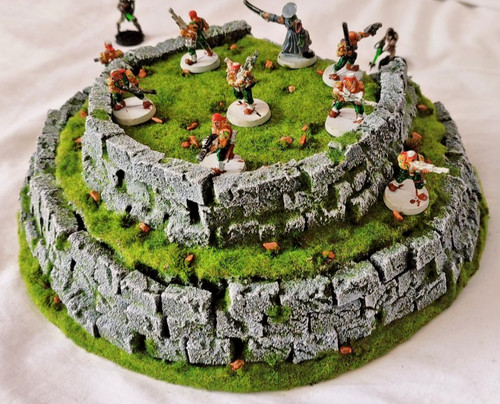 Hill fort terrain - hill, |