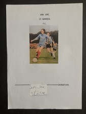 Ian Ure. Arsenal Fc Signed Picture