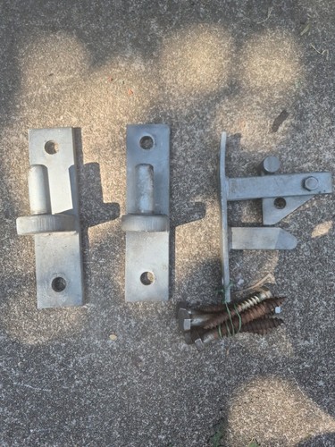 Galvanised steel gate hangers - galvanised,