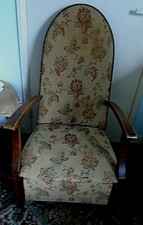 Vintage Nursing /Occasional Chair - High Back - Low Seat