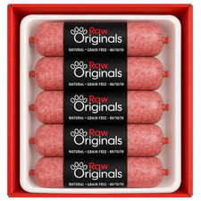 RAW DOG FOOD MINCE -  FROZEN CHUBB ROLLS - 460G - NATURAL - COMPLETE 80/10/10
