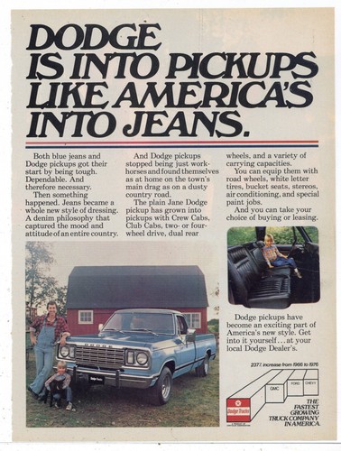 1978 dodge pickup truck - 1978, ad