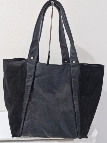 River island black leather - black, &