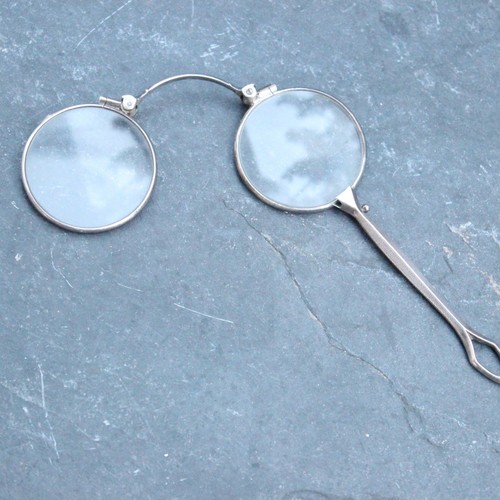 Antique silver monocle 1880s