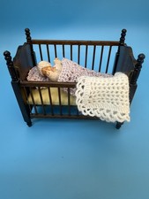 1:12 Dolls House Wooden Baby