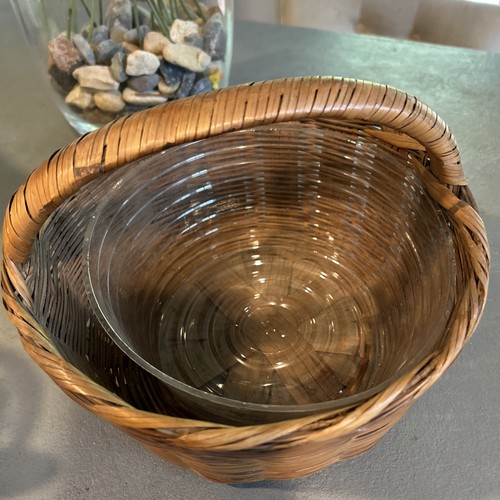 Vintage wicker egg - wicker,