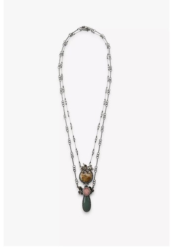 Zara necklace with - with, coloured